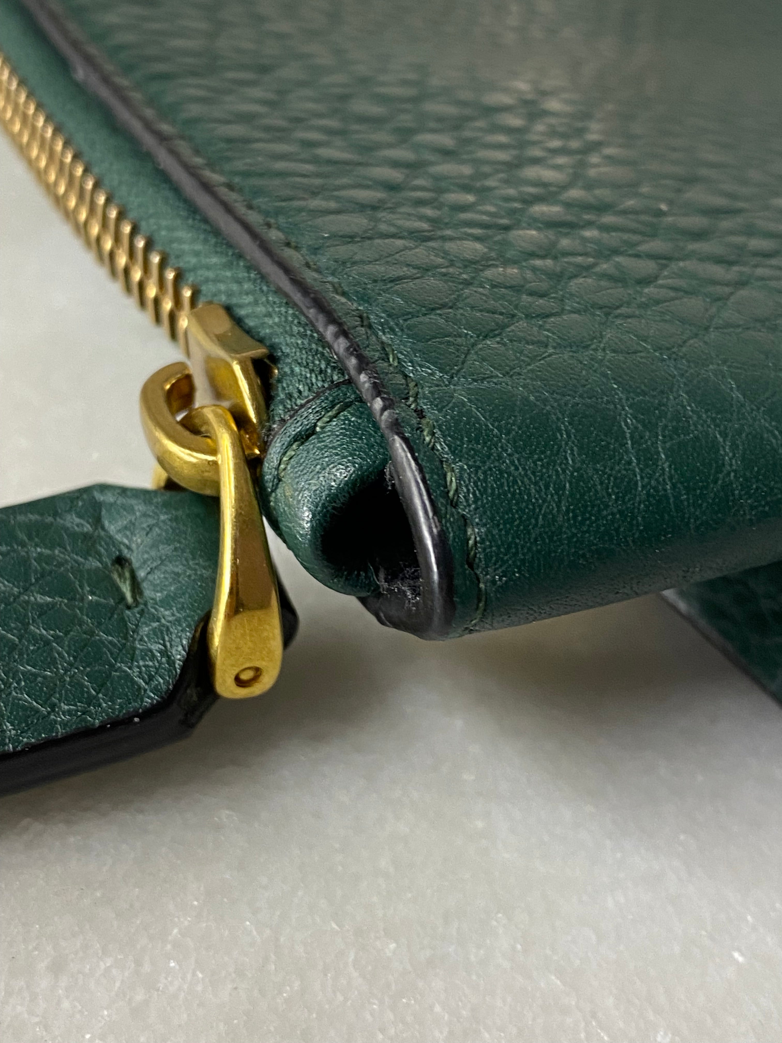 Valentino Dark Green Rock Stud Pouch-Pouch-Valentino-The Closet Egypt