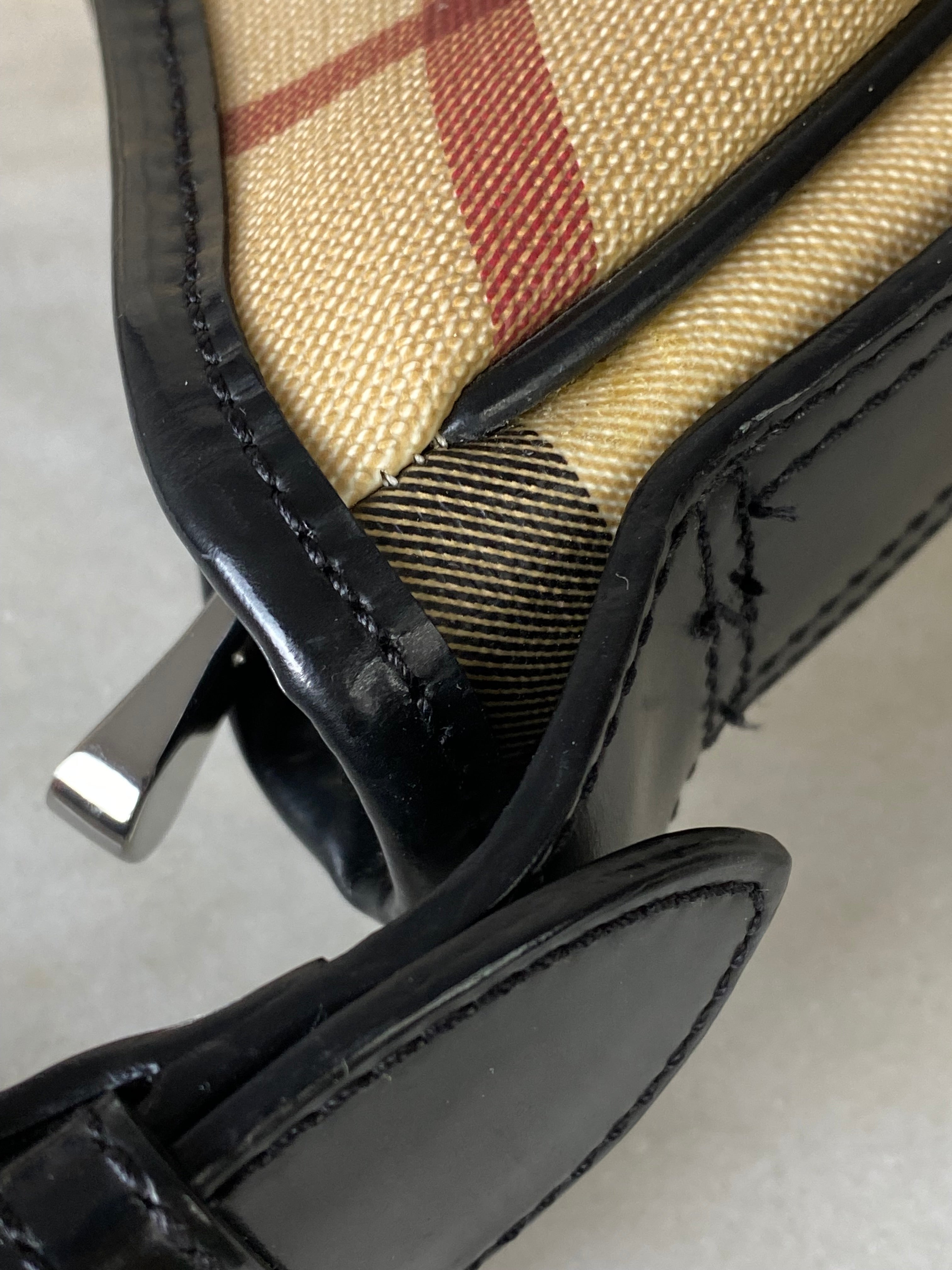 Burberry Nova Check Black Hobo Bag-handbag-Burberry-The Closet Egypt