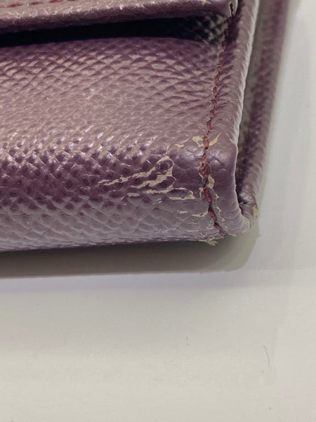 Dolce & Gabbana Burgundy Dauphine Crystal Small Wallet-wallet-Dolce & Gabbana-The Closet Egypt