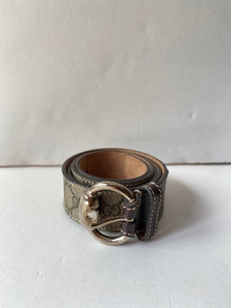 Gucci Bicolor GG Supreme Interlocking G Belt 42-Belt-Gucci-The Closet Egypt