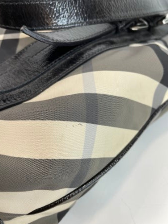 Burberry Black Beat Check Shoulder Bag-handbag-Burberry-The Closet Egypt