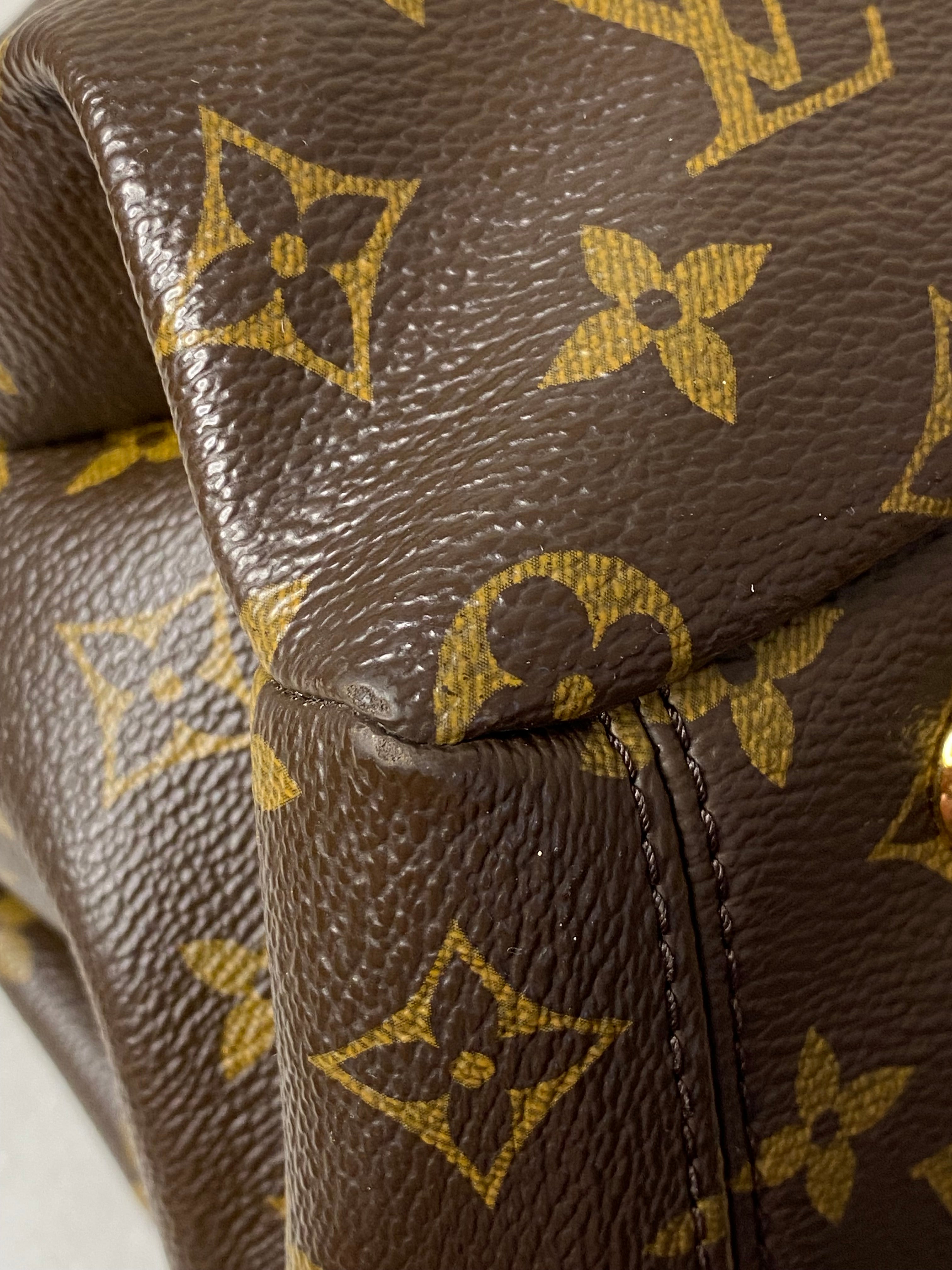 Louis Vuitton Monogram Red Pallas 2 Way Tote Bag W/ Strap-handbag-Louis Vuitton-The Closet Egypt