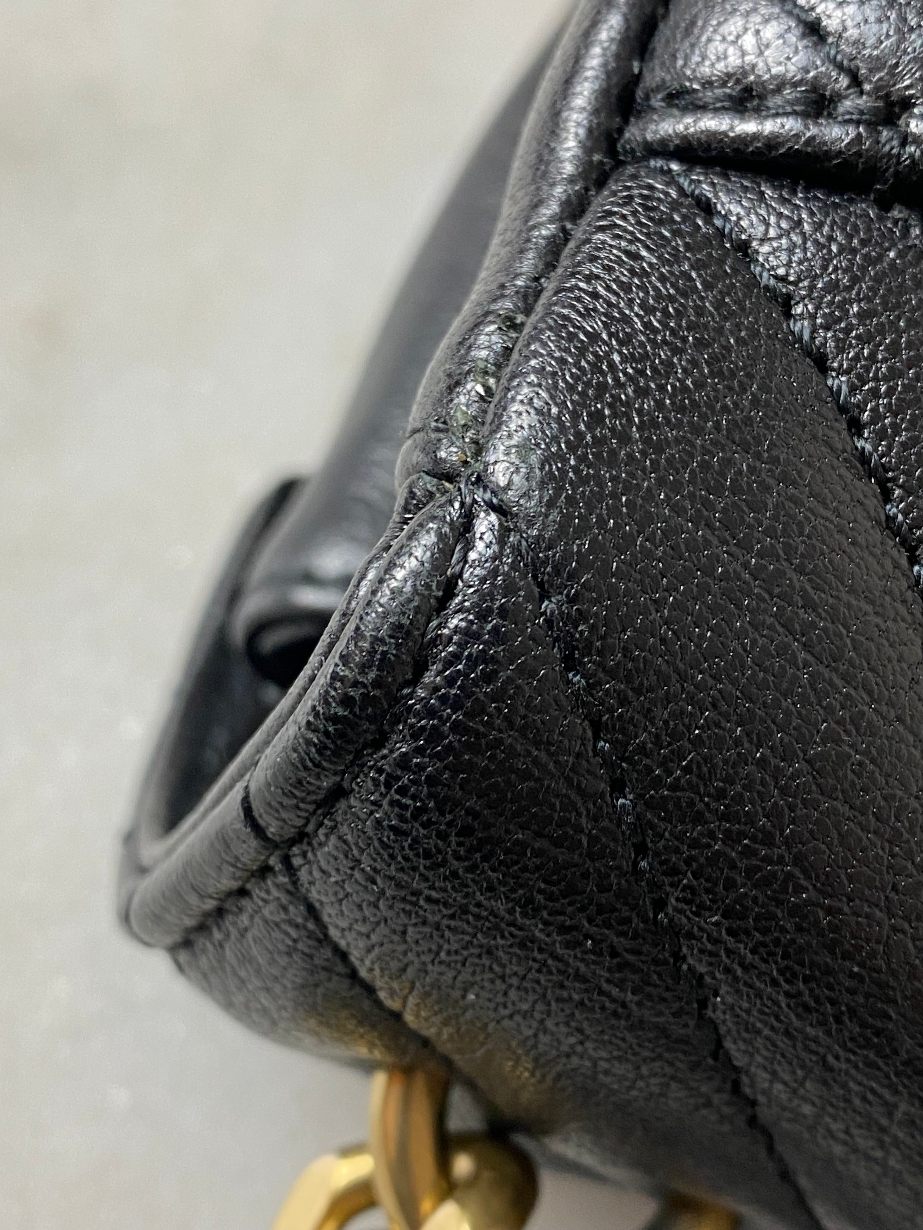 YSL Black College Bag