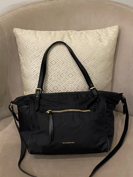 Burberry Black Nylon Shoulder Bag-handbag-Burberry-The Closet Egypt