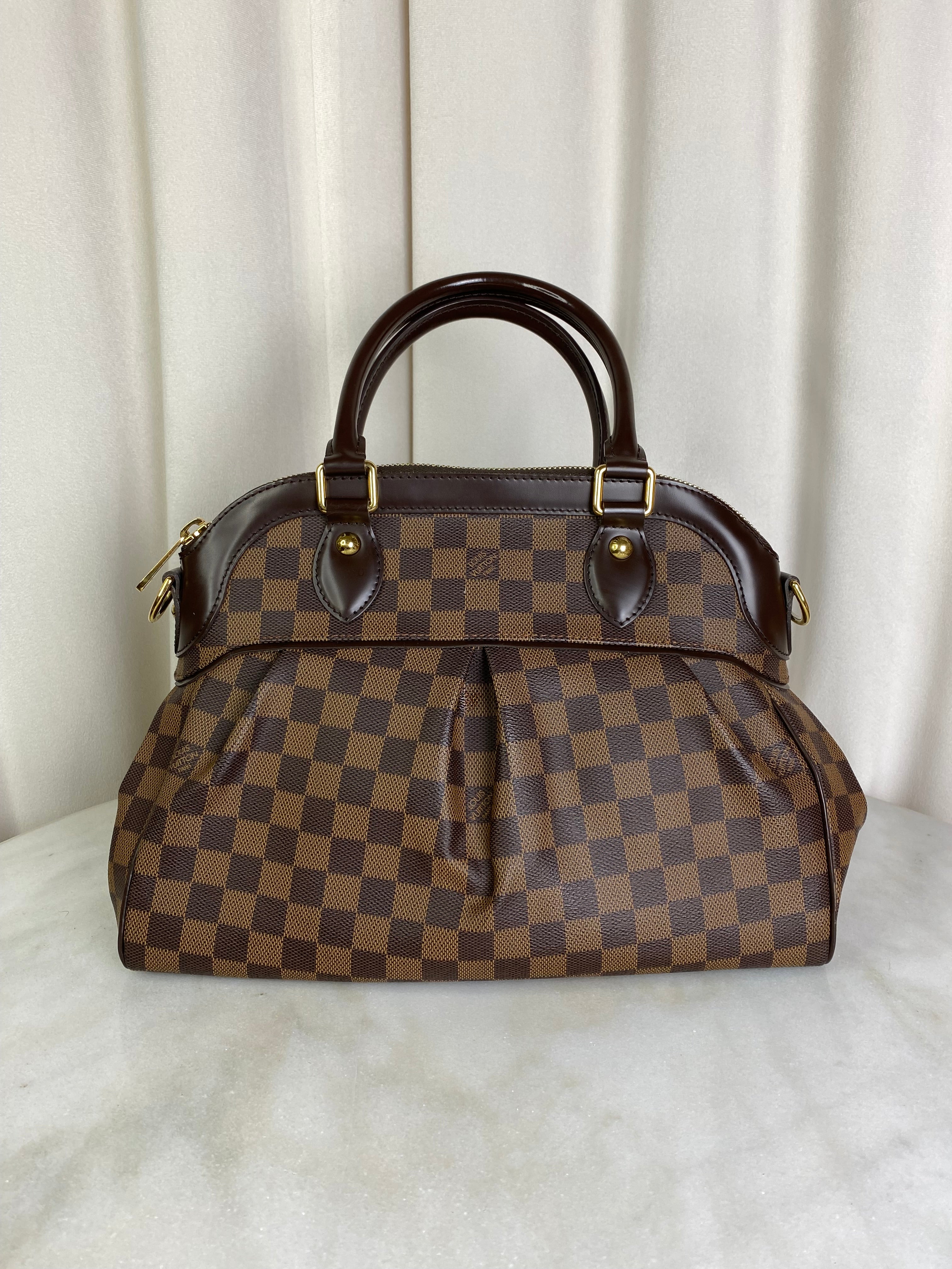 Louis Vuitton Damier Ebene Trevi PM Shoulder Bag-handbag-Louis Vuitton-The Closet Egypt