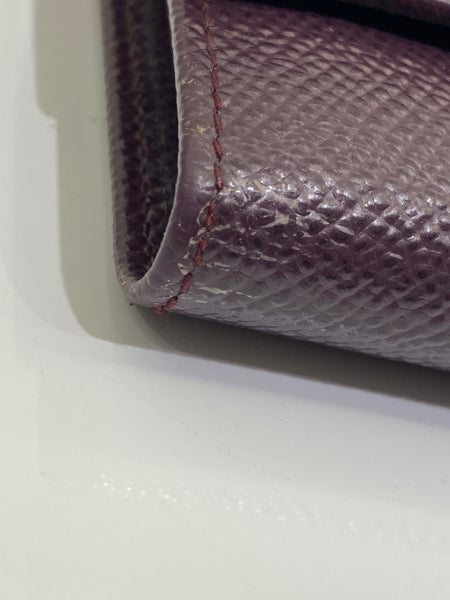 Dolce & Gabbana Burgundy Dauphine Crystal Small Wallet-wallet-Dolce & Gabbana-The Closet Egypt