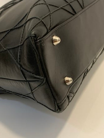 Christian Dior Black Cannage Granville Chain Link Tote Bag-handbag-Christian Dior-The Closet Egypt