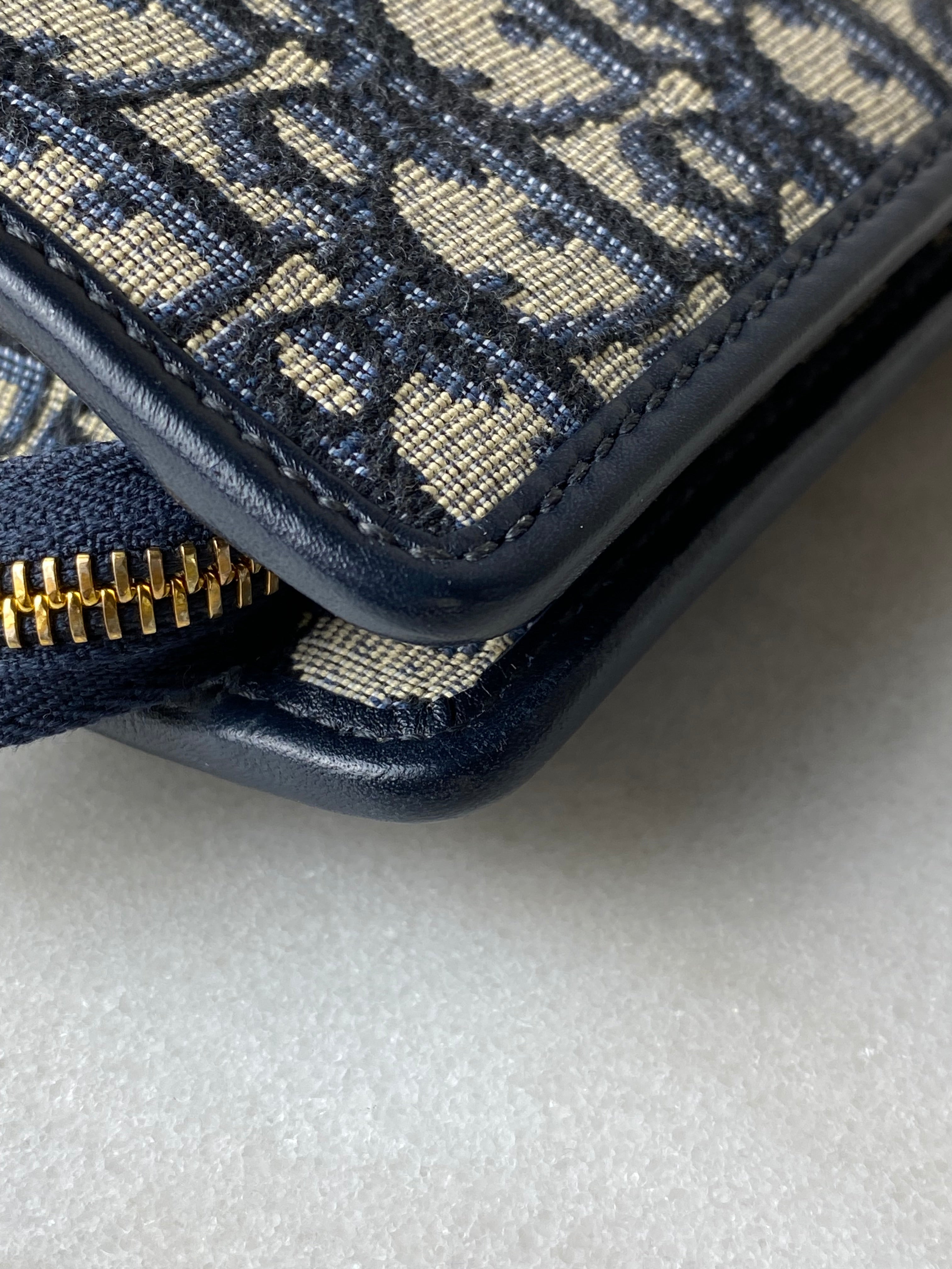 Christian Dior Blue Montaigne Pouch-Pouch-Christian Dior-The Closet Egypt