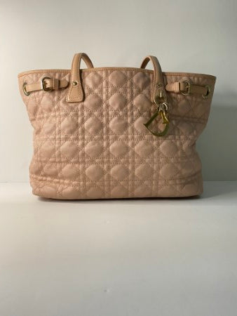 Christian Dior Pink Cannage Panarea Tote Bag