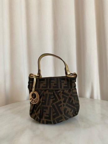 Fendi Bicolor Zucca FF Mini Chef Bag-handbag-Fendi-The Closet Egypt