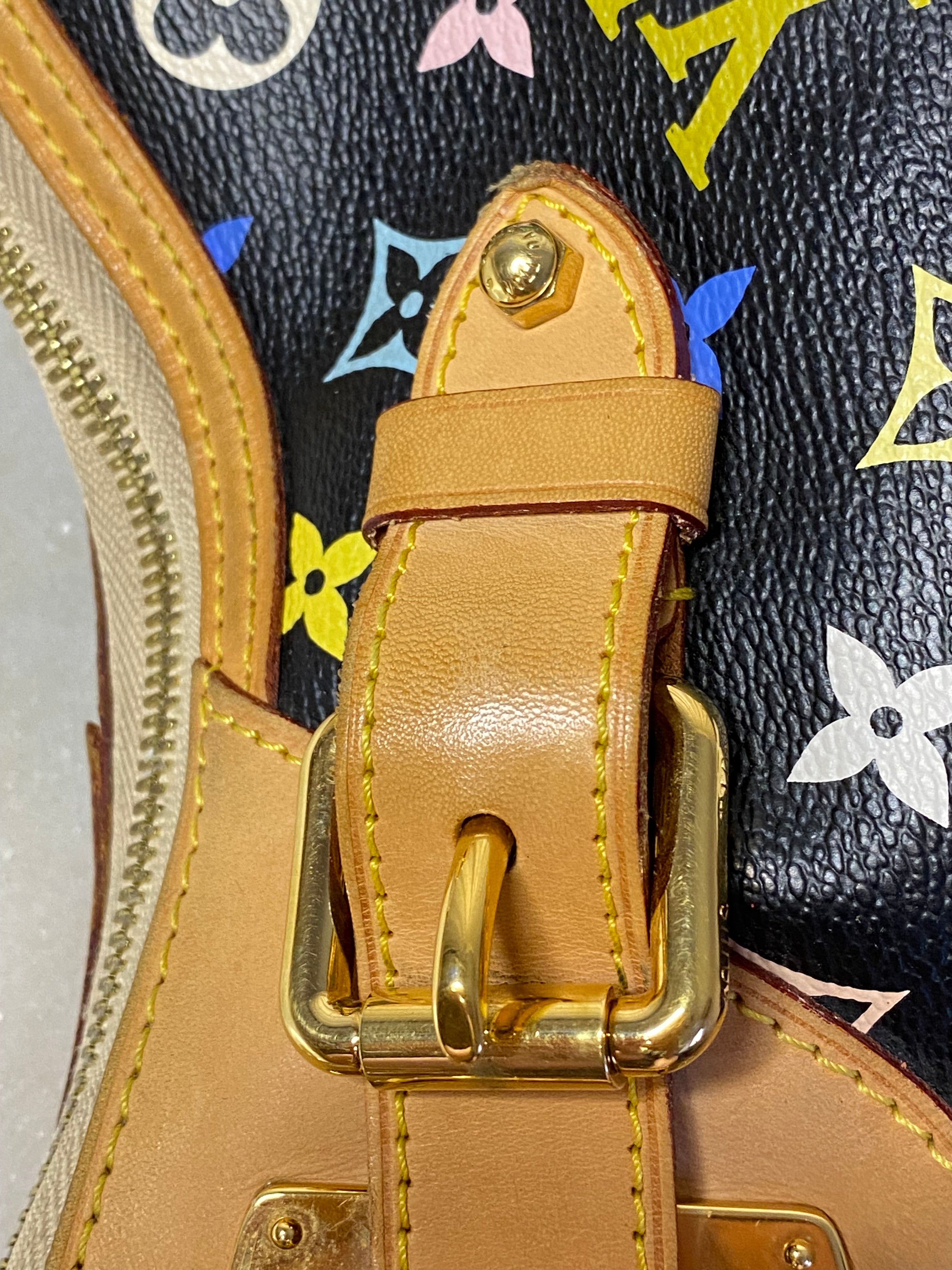 Louis Vuitton Black Multicolor Monogram Claudia Shoulder Bag