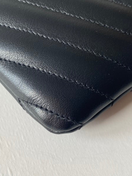 YSL Black Monogram Cassandre Classic Clutch-Clutch-YSL-The Closet Egypt