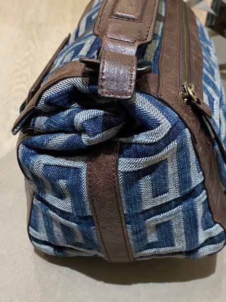 Givenchy Blue Denim Logo Hobo Bag-handbag-Givenchy-The Closet Egypt