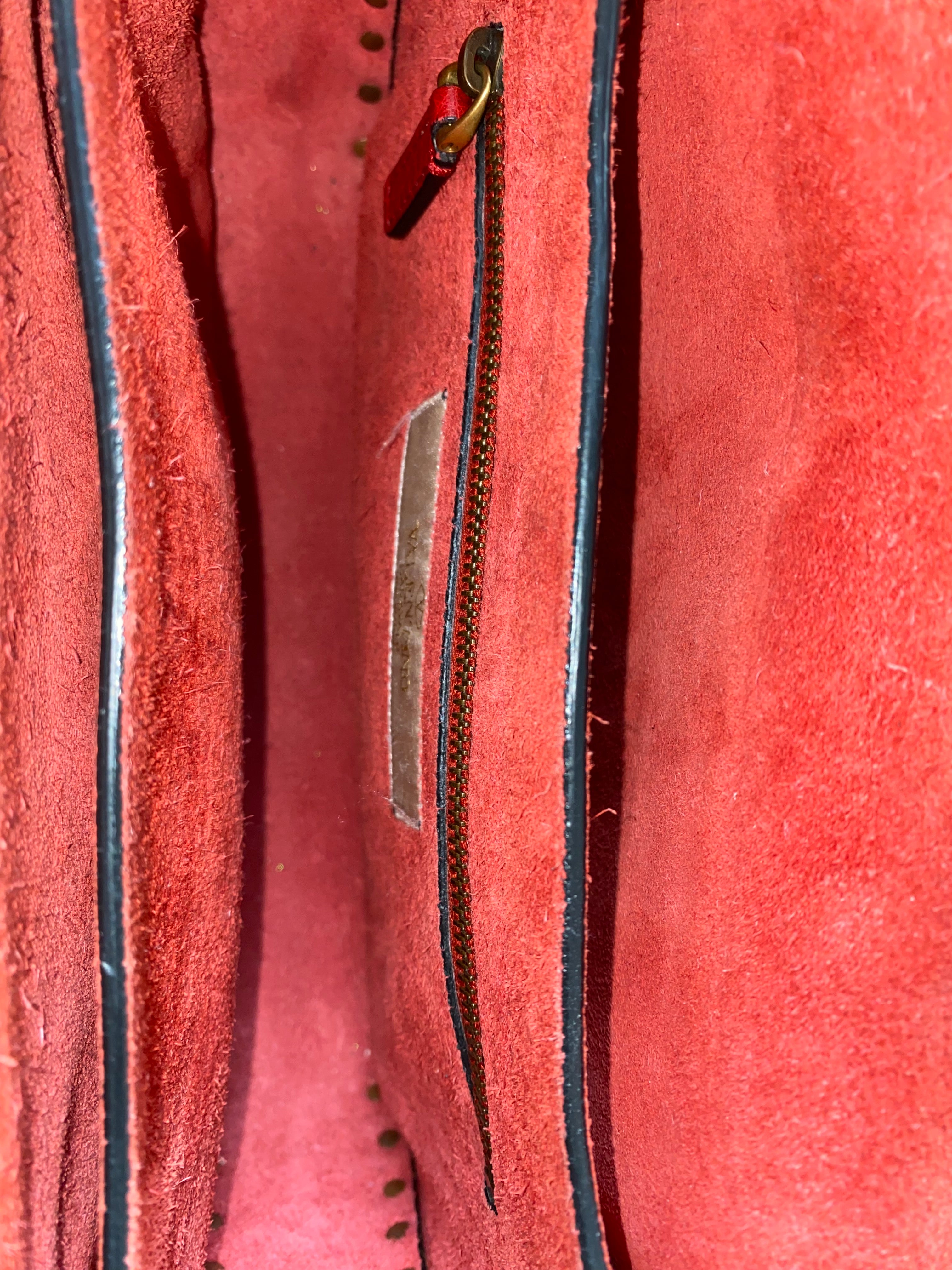 Valentino Red Rolling Rockstud Crossbody Bag-handbag-Valentino-The Closet Egypt