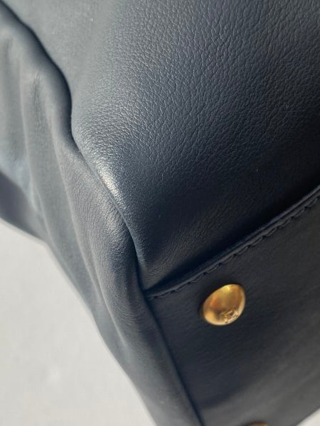 Fendi Navy Peekaboo Large Bag-handbag-Fendi-The Closet Egypt