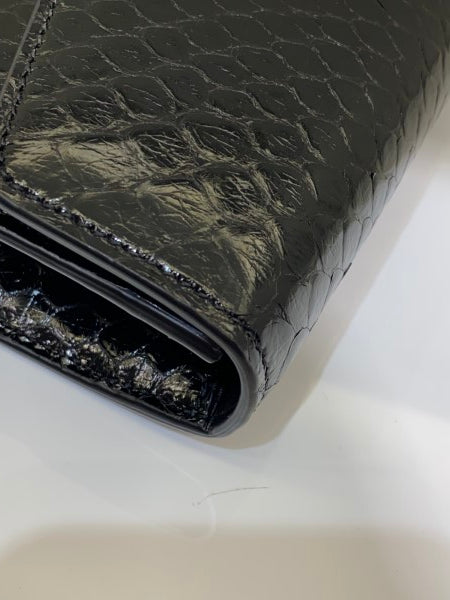 Gucci Black Snakeskin GG Broadway Clutch-Clutch-Gucci-The Closet Egypt