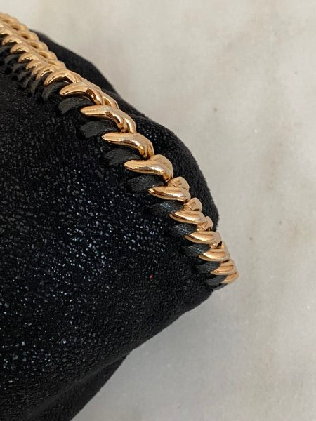 Stella Mccartney Black Mini Falabella Chain Small Bag-handbag-Stella Mccartney-The Closet Egypt