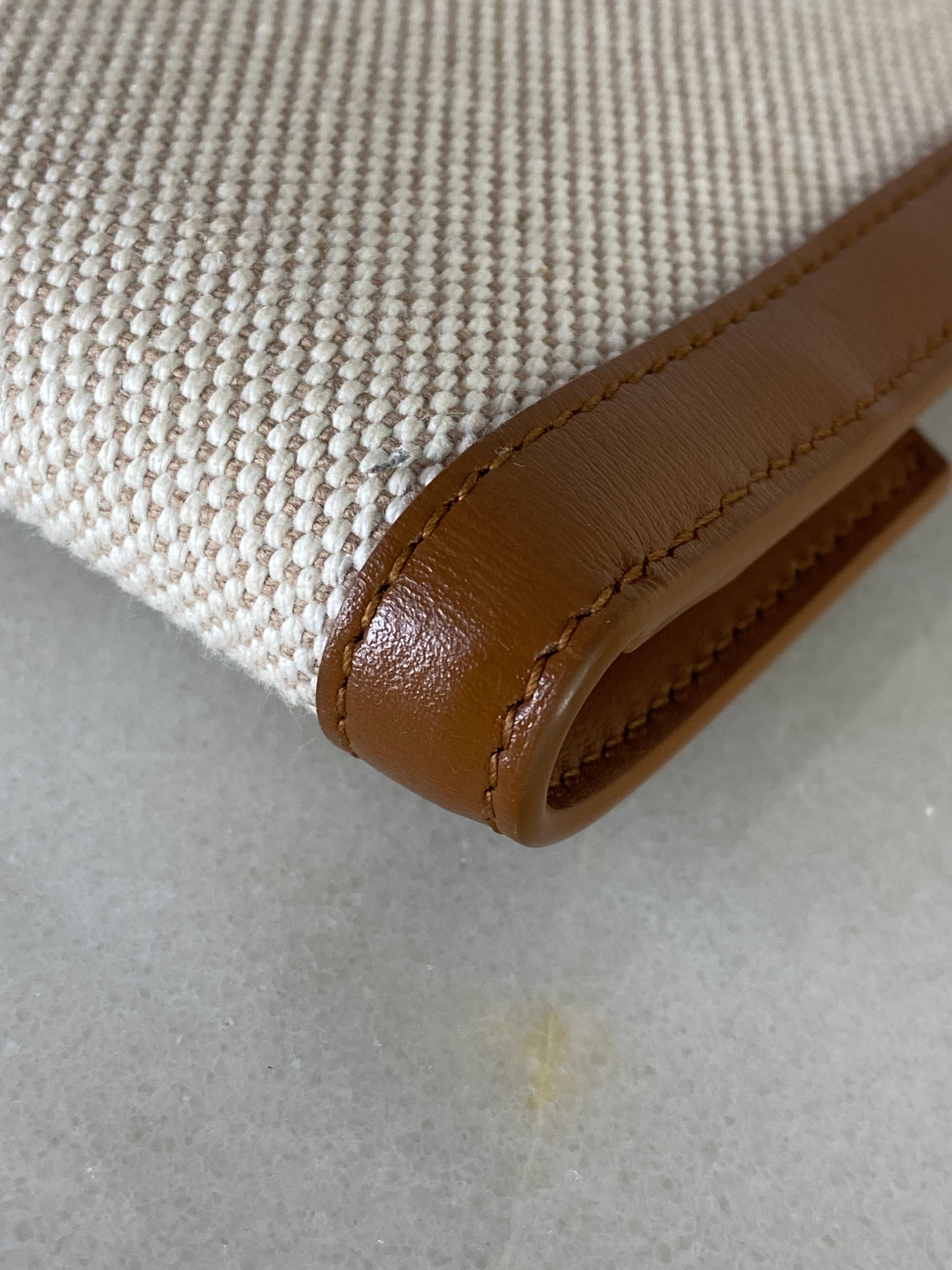 YSL Bicolor Uptown Flap Pouch-Pouch-YSL-The Closet Egypt