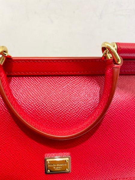 Dolce & Gabbana Red Sicily Small Bag-handbag-Dolce & Gabbana-The Closet Egypt