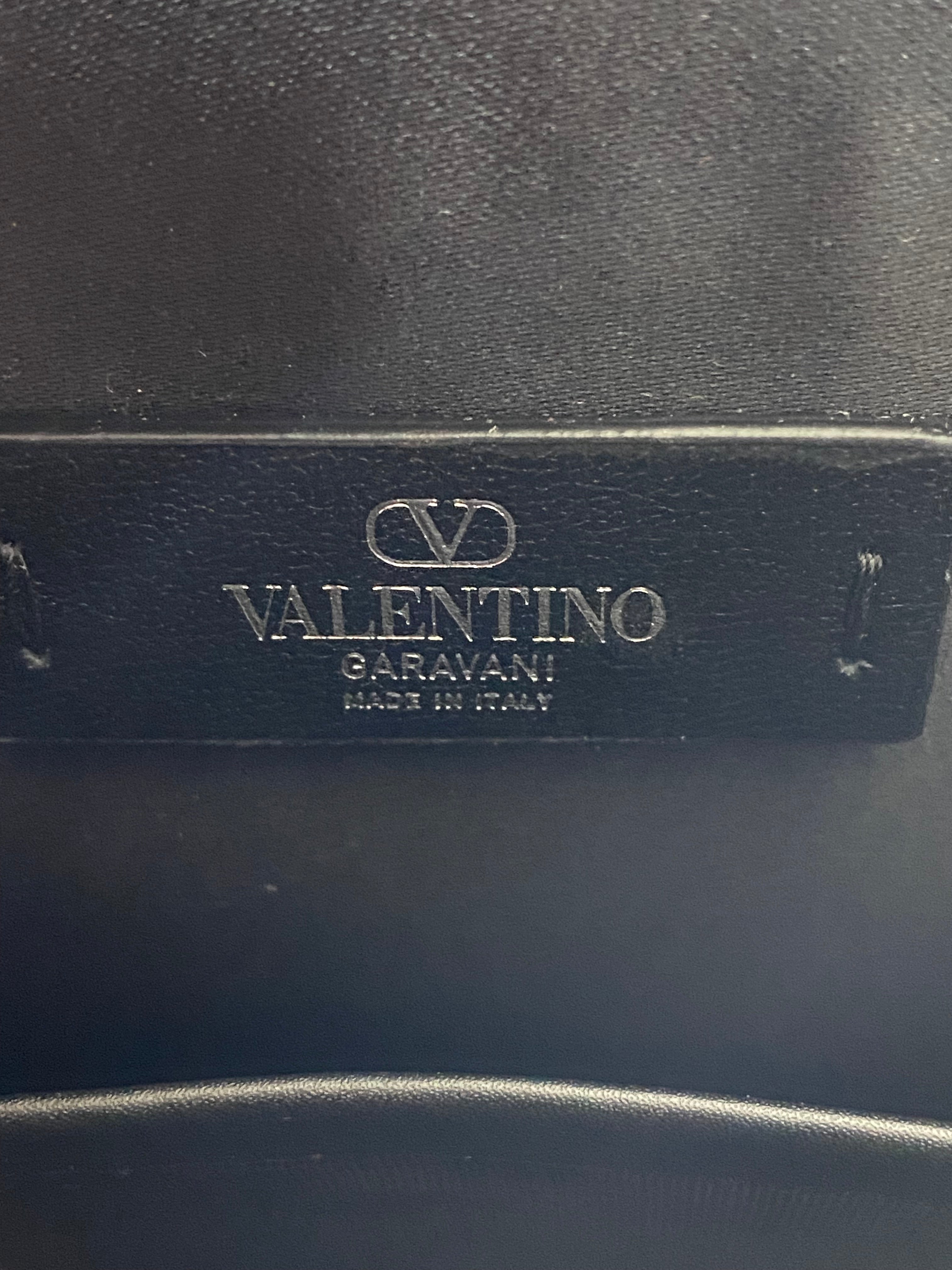 Valentino Black VLTN Clutch