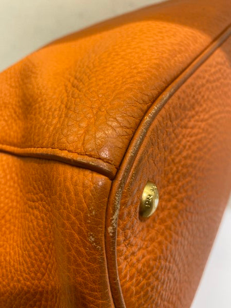 Prada Orange Vitello Daino Bag-handbag-Prada-The Closet Egypt