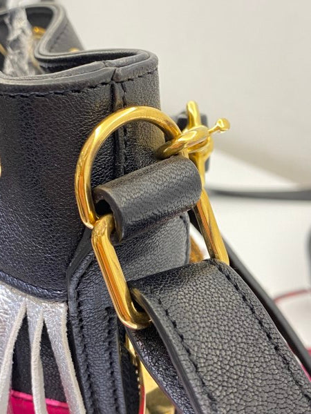 YSL Black Multicolor Emmanuelle Bucket Bag-handbag-YSL-The Closet Egypt