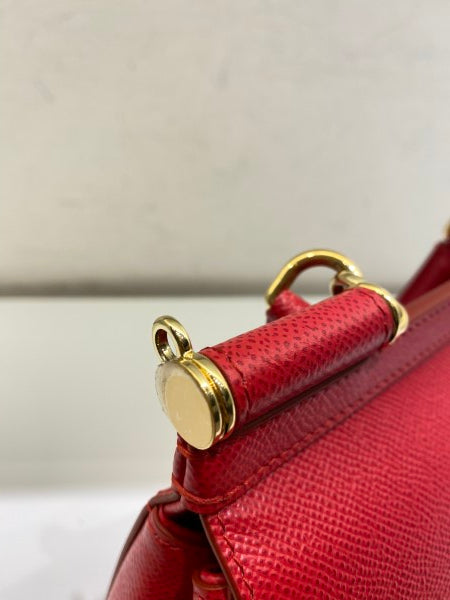 Dolce & Gabbana Red Sicily Small Bag-handbag-Dolce & Gabbana-The Closet Egypt