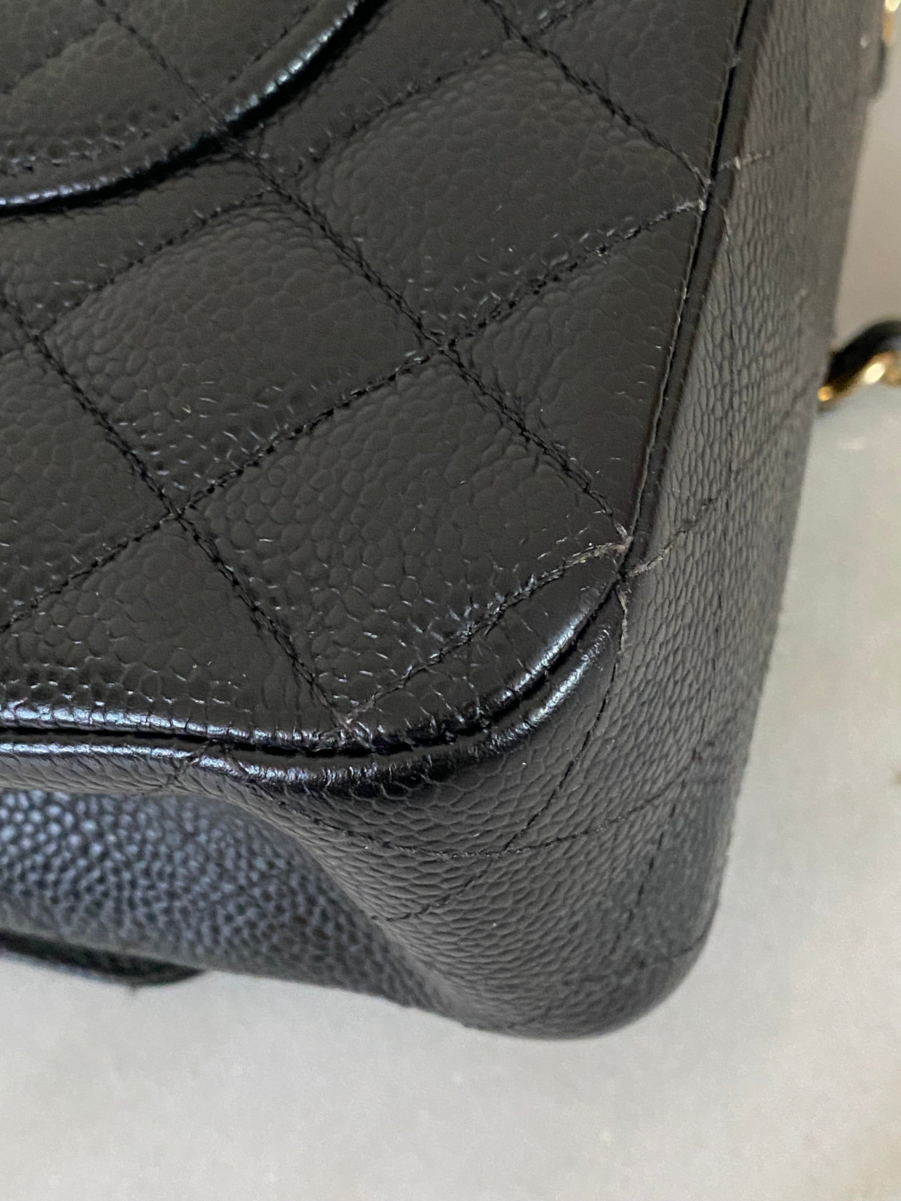 Chanel Black CC Classic Double Flap Medium Bag-handbag-Chanel-The Closet Egypt