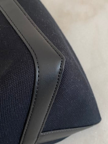 Valentino Black VLTN Logo Tote Bag-handbag-Valentino-The Closet Egypt