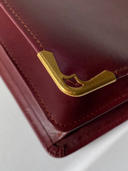 Cartier Dark Red Clutch-Clutch-Cartier-The Closet Egypt