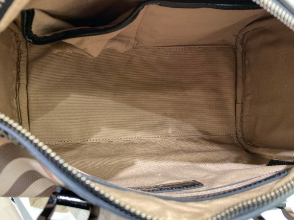 Burberry Haymarket Black Boston Bag-handbag-Burberry-The Closet Egypt