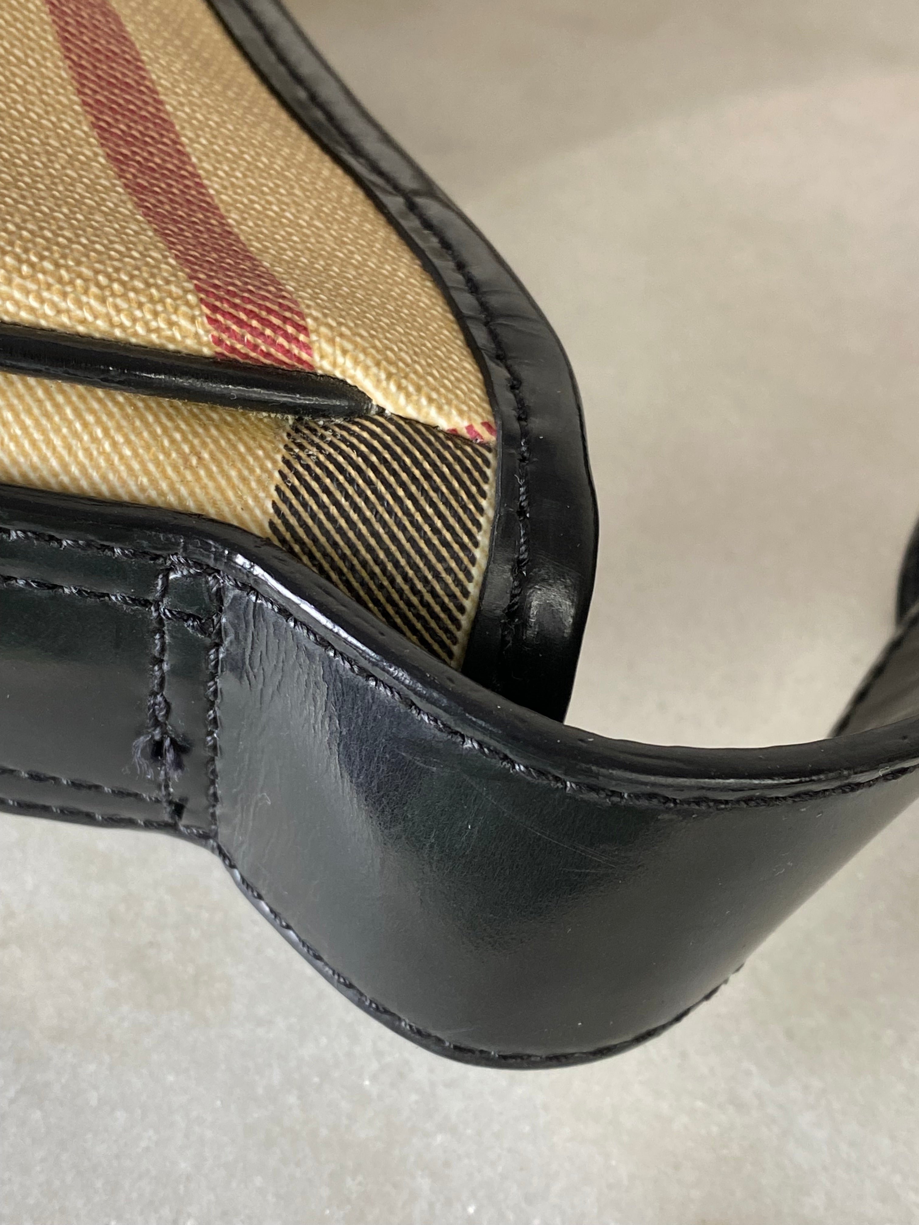 Burberry Nova Check Black Hobo Bag-handbag-Burberry-The Closet Egypt