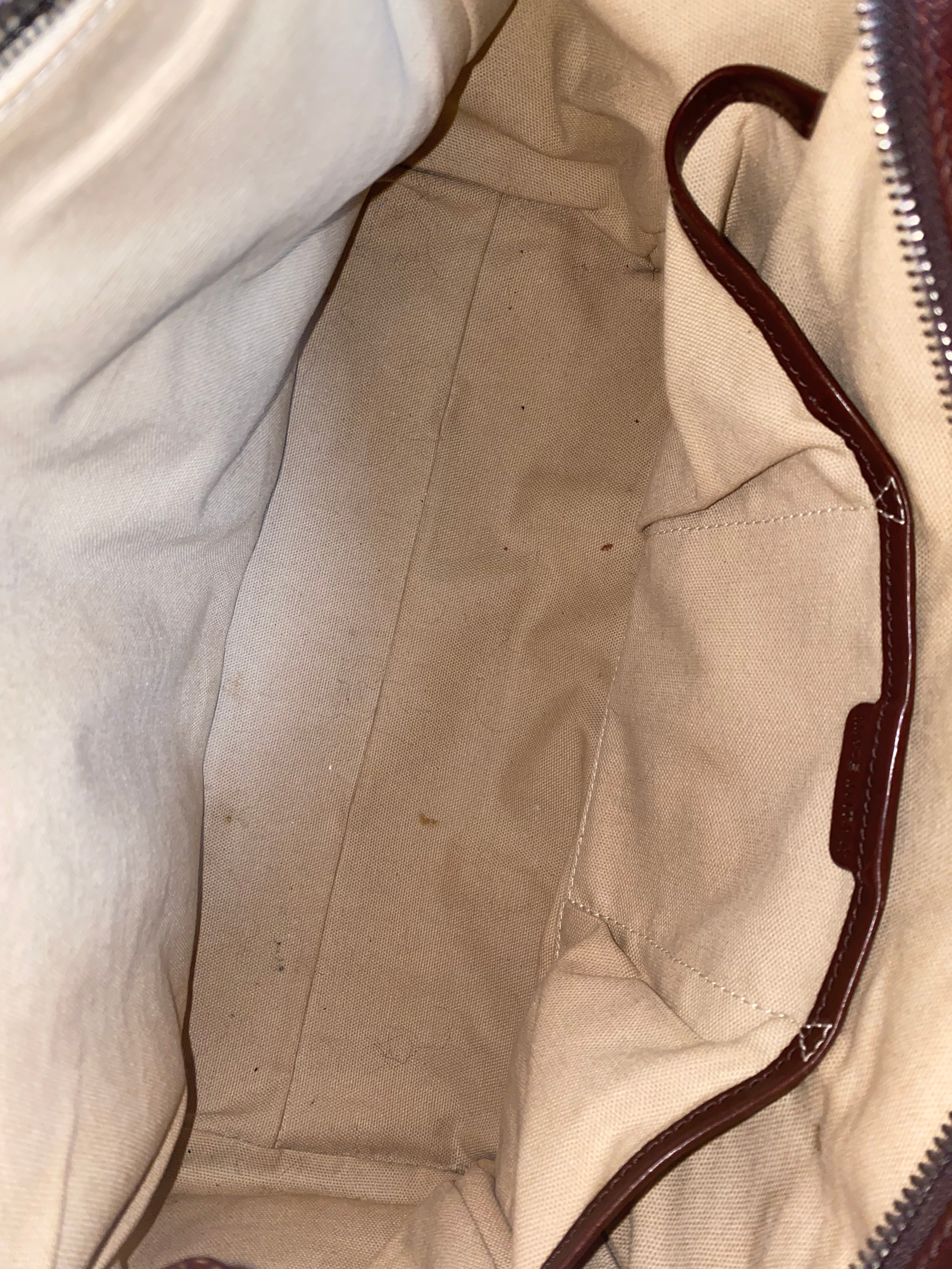 Burberry Brown Bridle Nova Check Zip Top Handle Bag-handbag-Burberry-The Closet Egypt