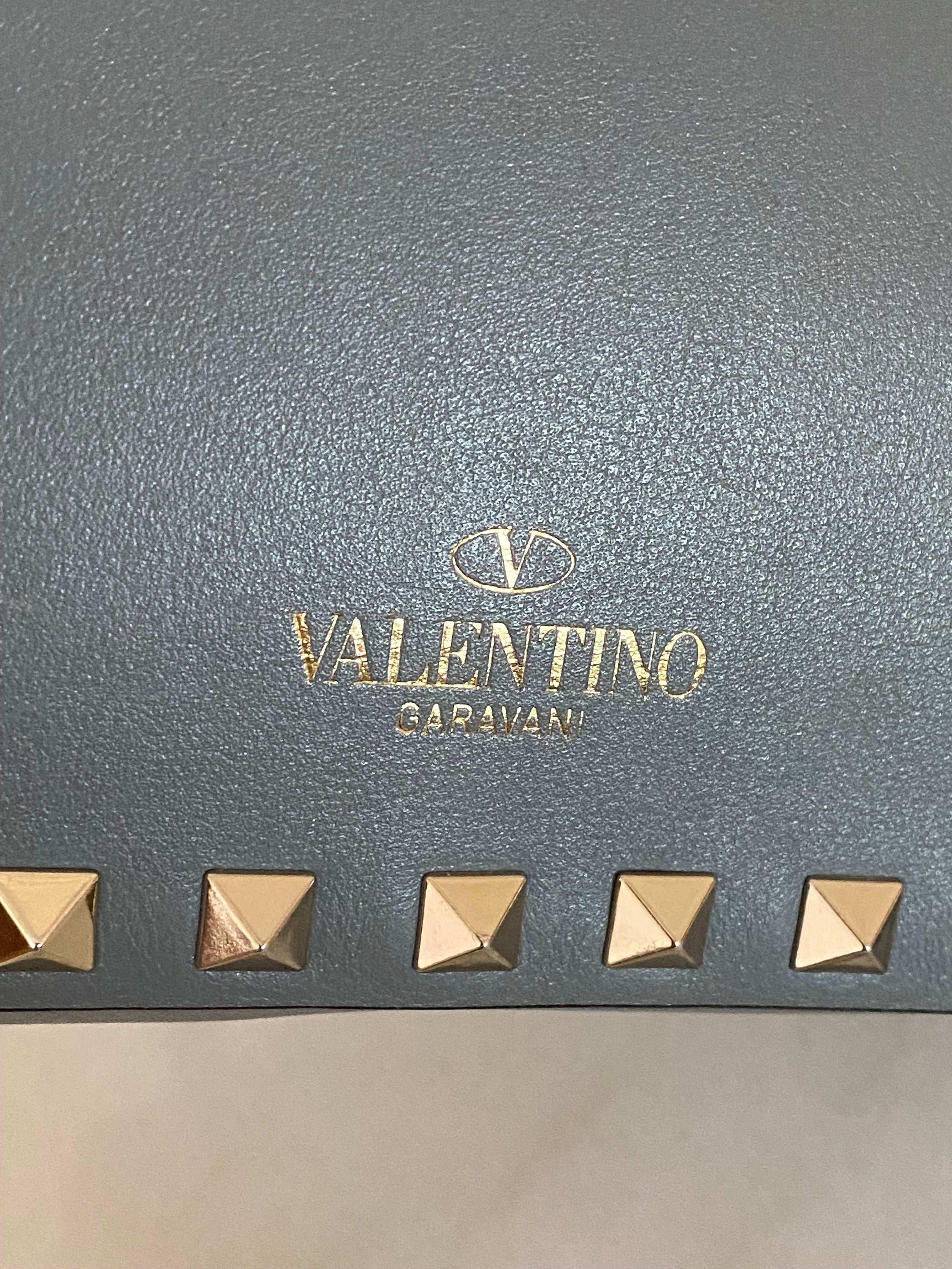 Valentino Gray Rockstud Crossbody Bag-handbag-Valentino-The Closet Egypt