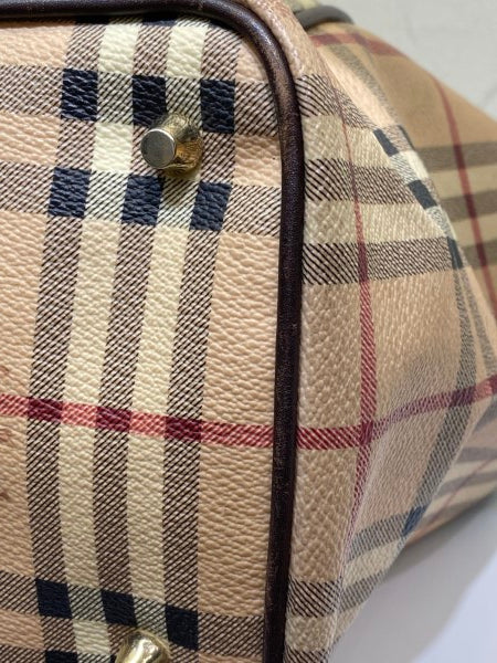 Burberry Brown Haymarket Shoulder Bag-handbag-Burberry-The Closet Egypt