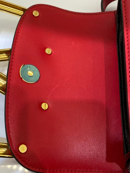 Valentino Red Super V Crossbody Bag-handbag-Valentino-The Closet Egypt