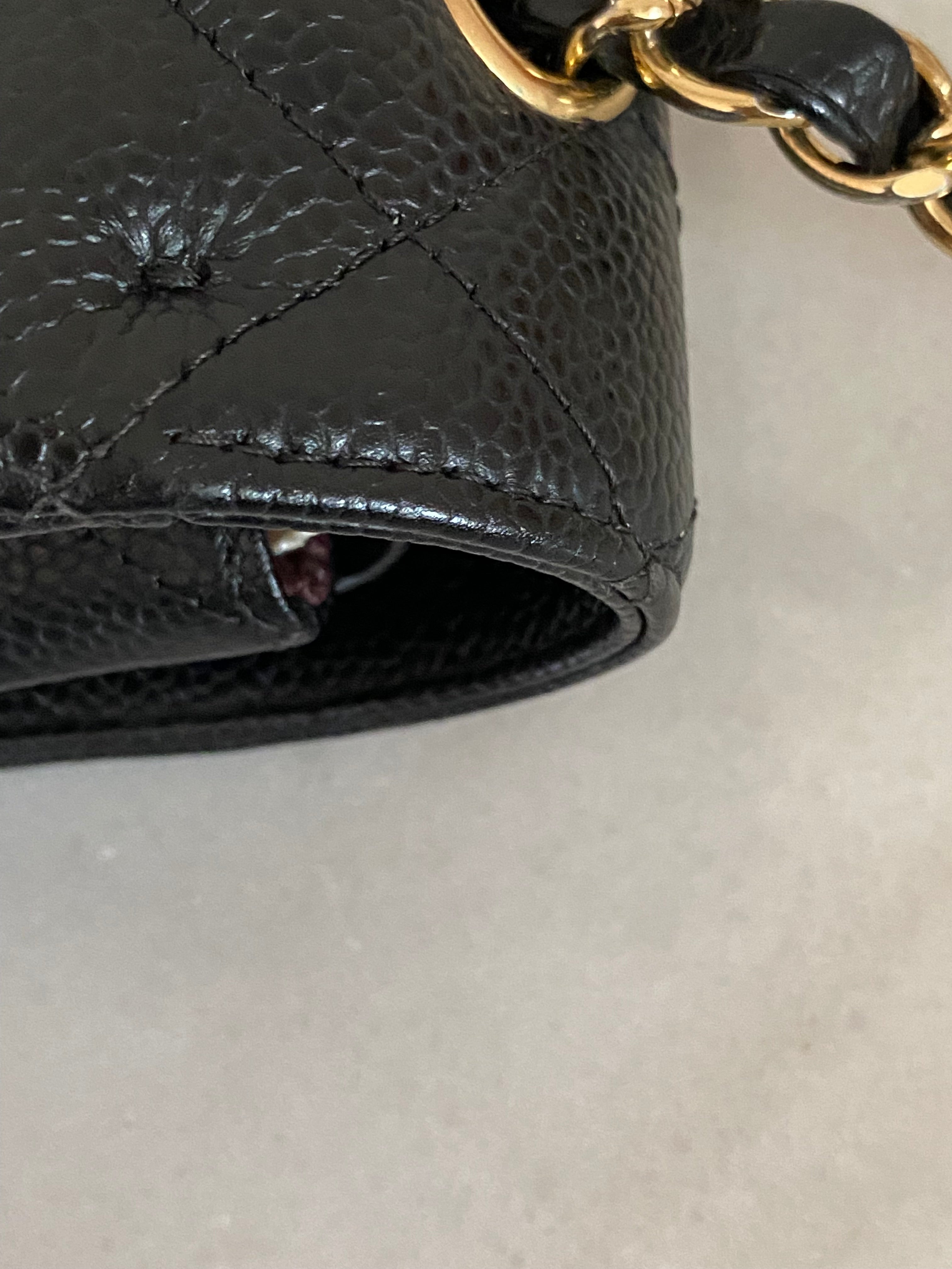 Chanel Black CC Classic Double Flap Medium Bag-handbag-Chanel-The Closet Egypt