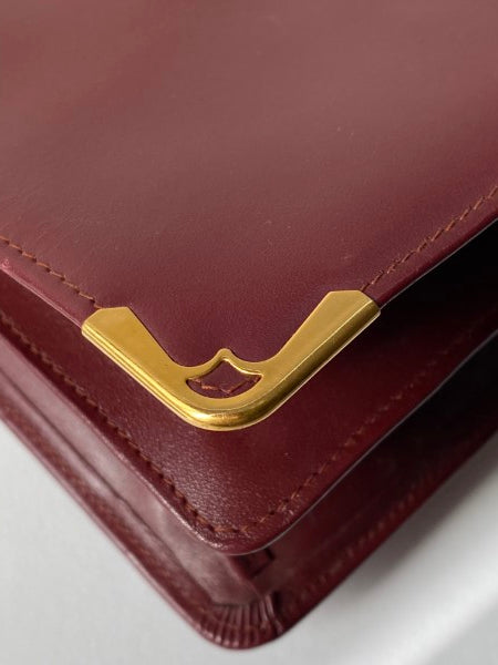 Cartier Dark Red Clutch-Clutch-Cartier-The Closet Egypt