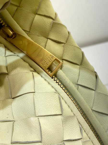 Bottega Veneta Mint Green Jodie Medium Bag-handbag-Bottega Veneta-The Closet Egypt