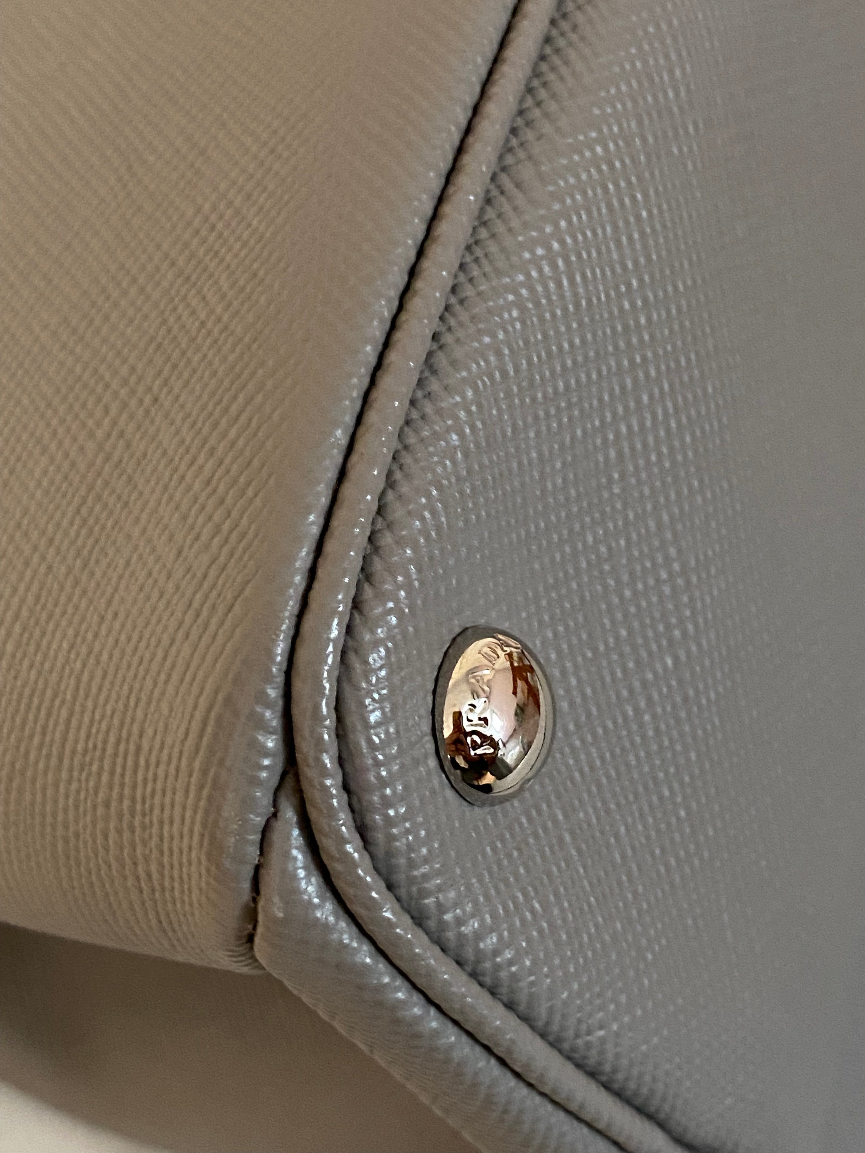 Prada Grey Twin Tote Bag-handbag-Prada-The Closet Egypt