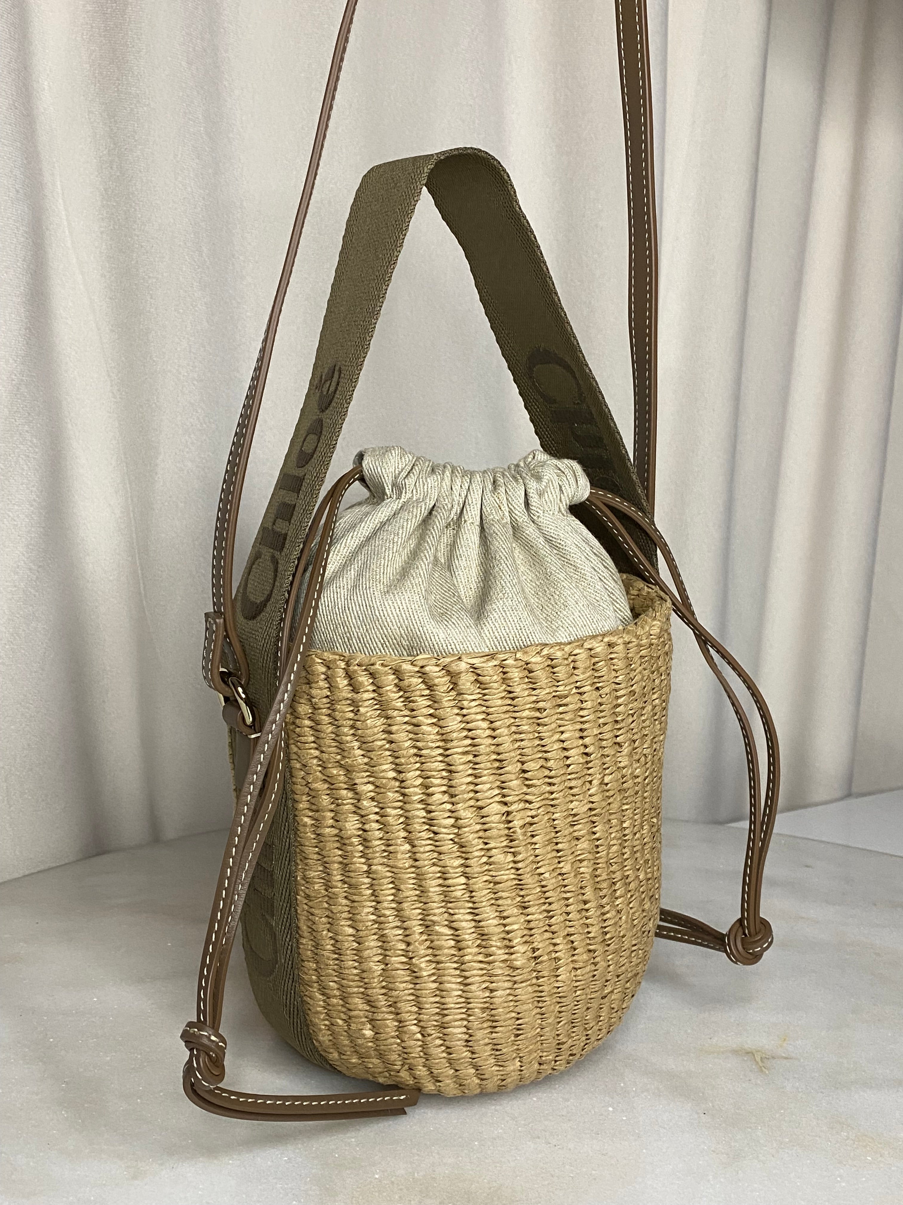 Chloe Bicolor Woody Small Shoulder Bag-handbag-Chloe-The Closet Egypt