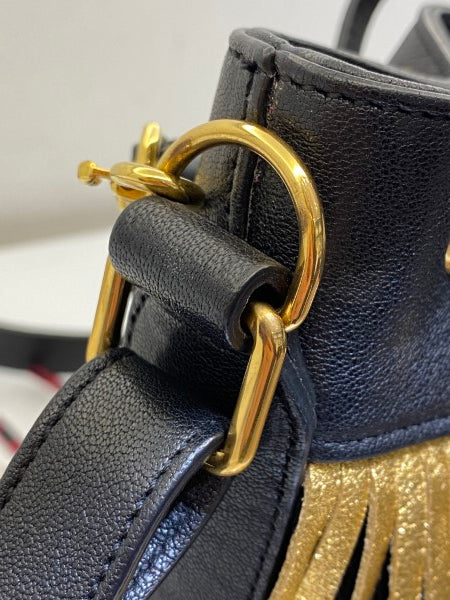 YSL Black Multicolor Emmanuelle Bucket Bag-handbag-YSL-The Closet Egypt