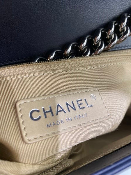 Chanel Blue Boy Medium Bag-handbag-Chanel-The Closet Egypt