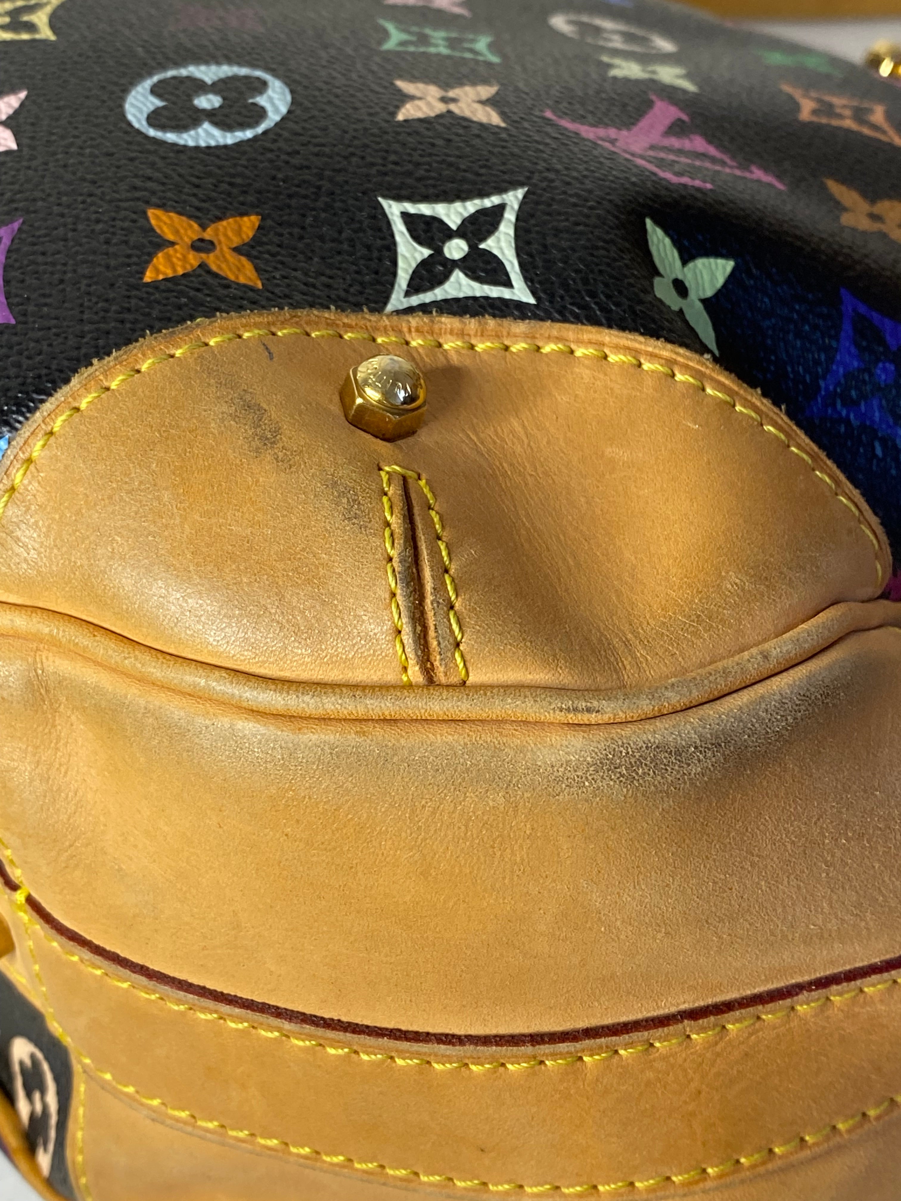 Louis Vuitton Black Multicolor Monogram Claudia Shoulder Bag