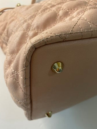 Christian Dior Pink Cannage Panarea Tote Bag