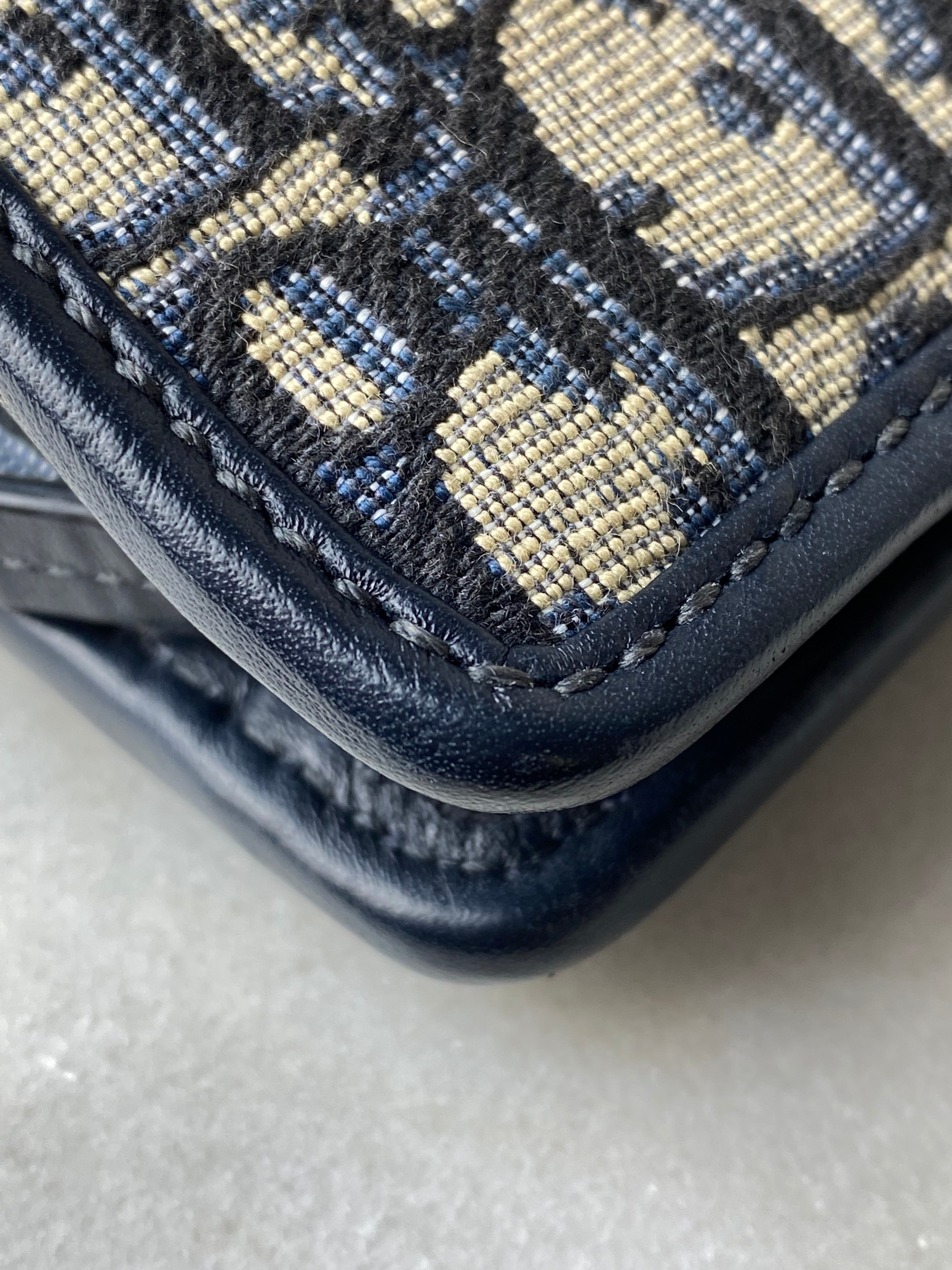 Christian Dior Blue Montaigne Pouch-Pouch-Christian Dior-The Closet Egypt