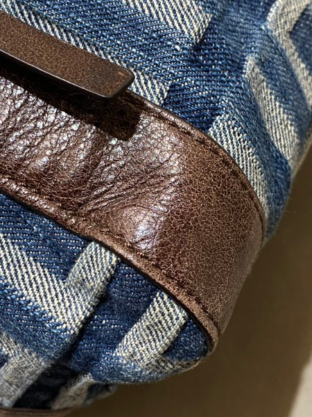 Givenchy Blue Denim Logo Hobo Bag-handbag-Givenchy-The Closet Egypt