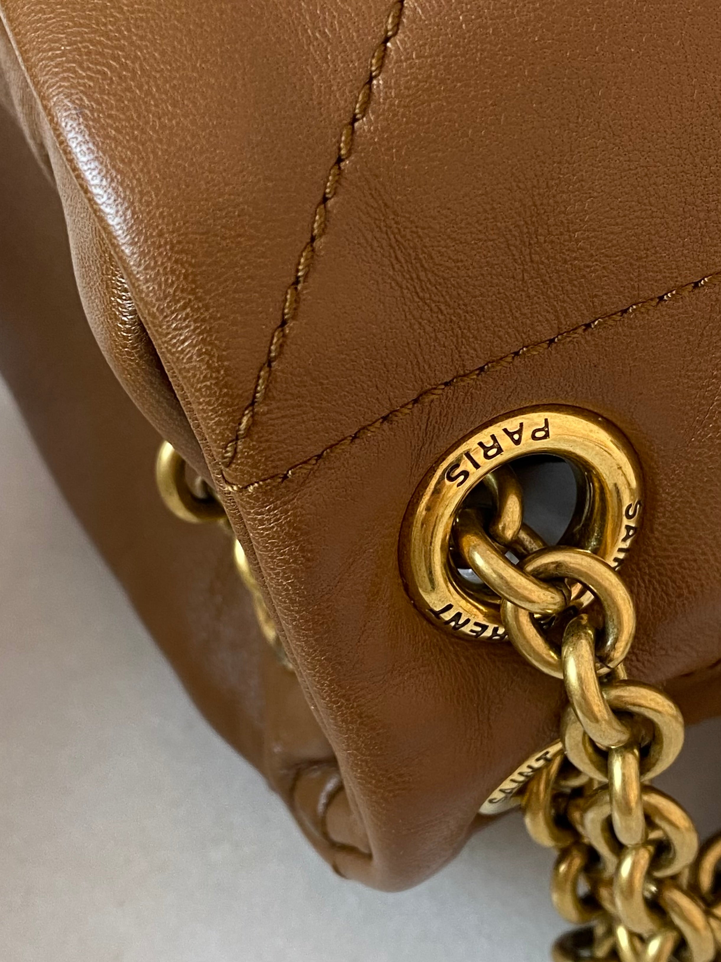 YSL Camel Mini Jamie Flap Shoulder Bag-handbag-YSL-The Closet Egypt