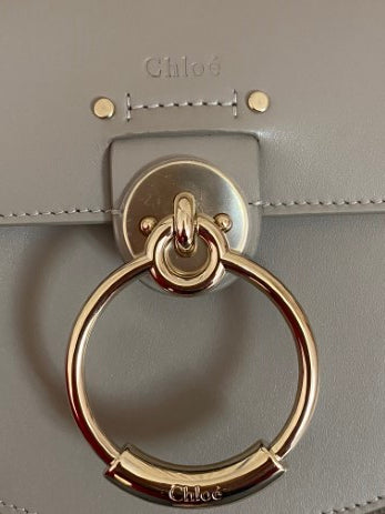 Chloe Grey Tess small Top Handle Bag-handbag-Chloe-The Closet Egypt
