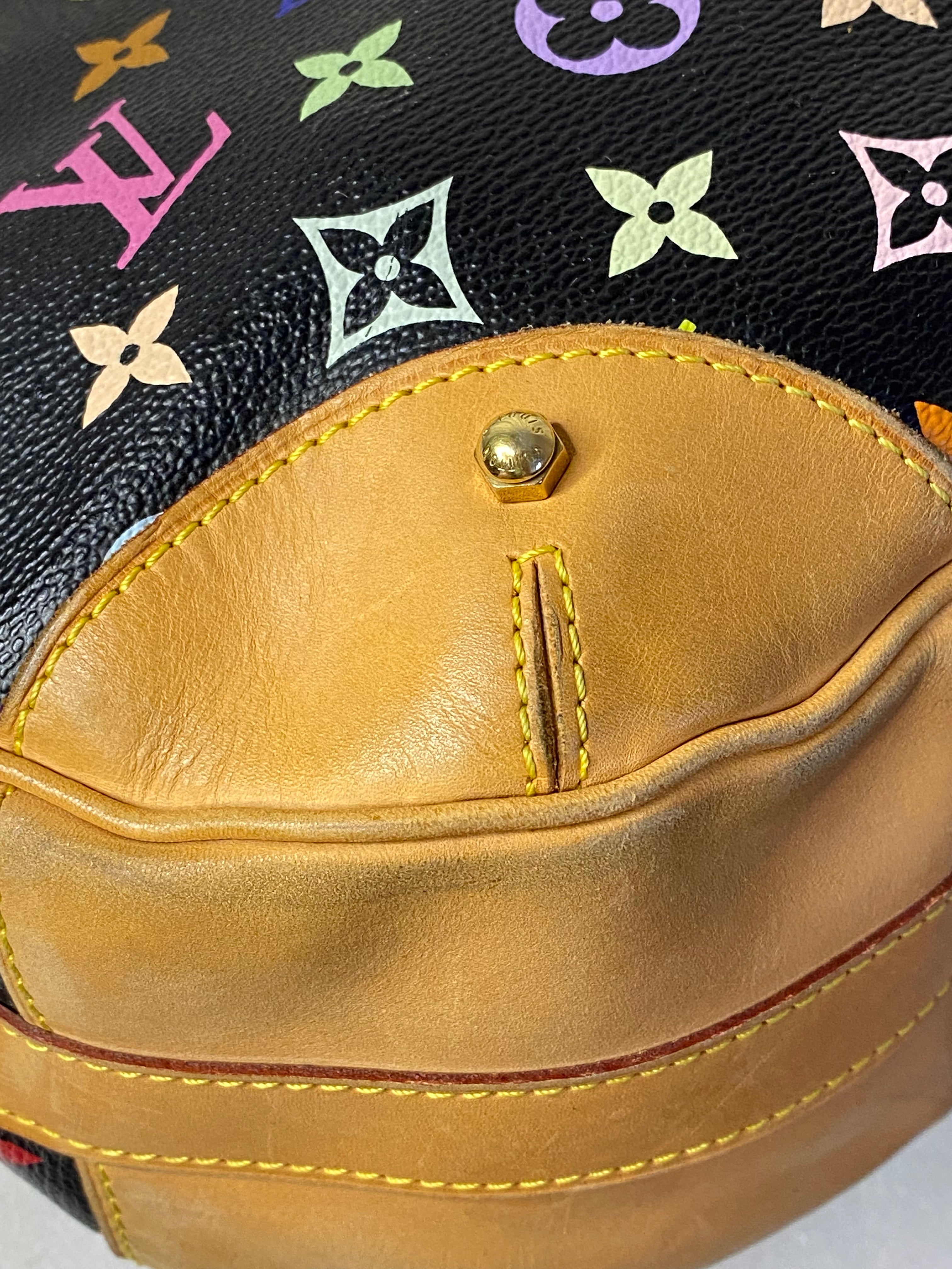 Louis Vuitton Black Multicolor Monogram Claudia Shoulder Bag